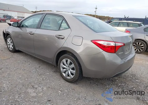 2016 Toyota Corolla Le z USA, uszkodzony, nr VIN 2T1BURHE6GC502898